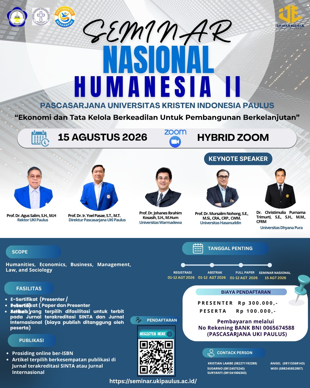 Seminar Nasional Humanities, Ekonomi, Bisnis, Manajemen, Hukum, dan Sosiologi (HUMANESIA) II